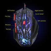 HXSJ P6+V100+H300 Keyboard Mouse Converter + One-handed Keyboard + Gaming Mouse Set